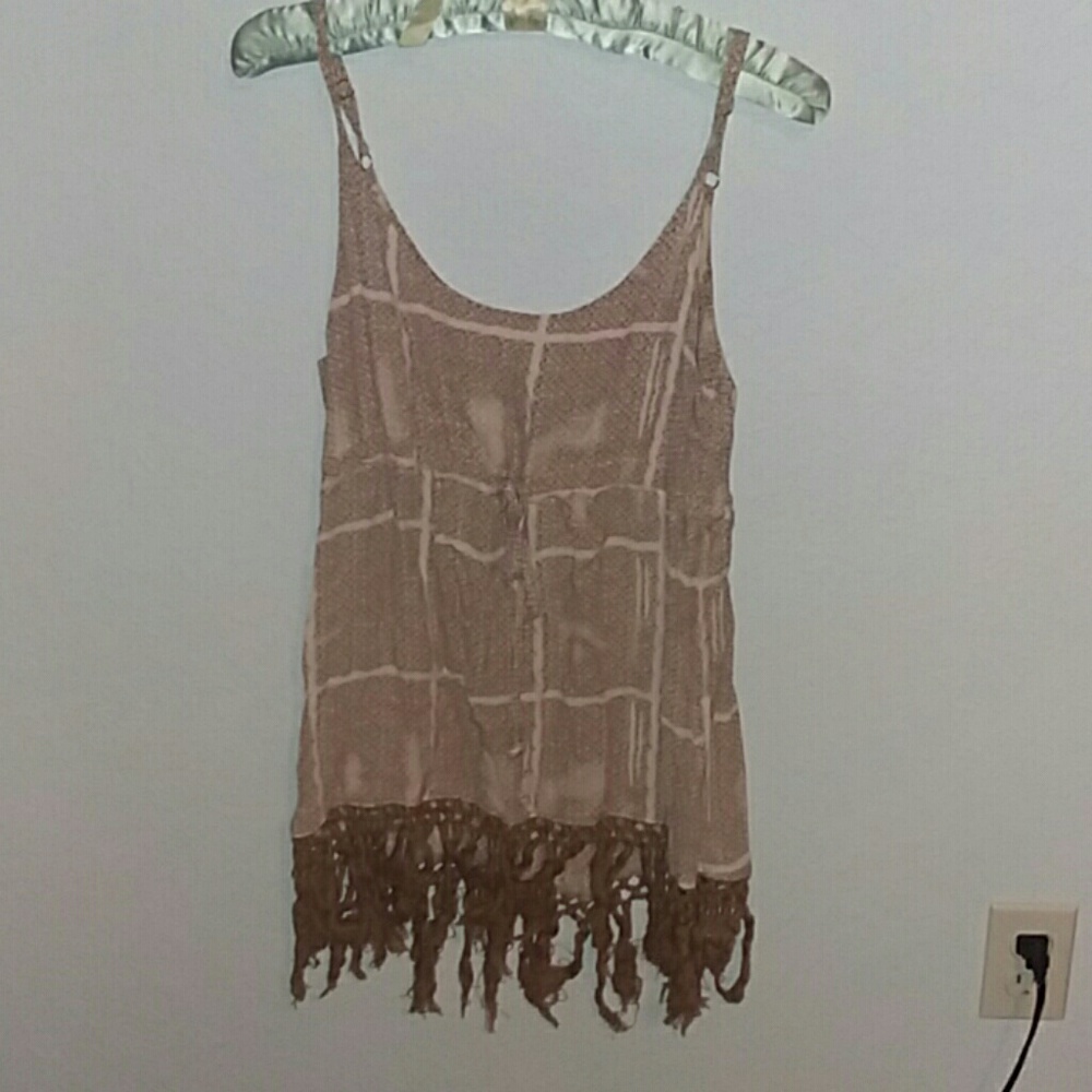 Western style top, with suede tasseled boots